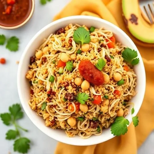 Sprouts Bhel Salad