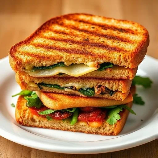 Whole Wheat Veg Grilled Sandwich